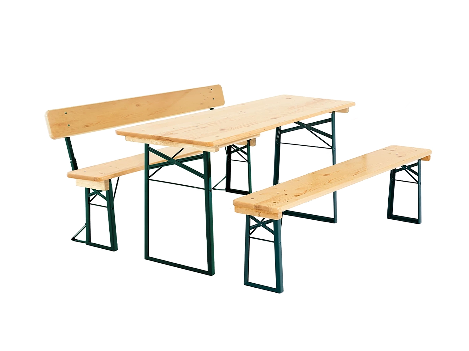 The Classic | Combo Benches | Natural & Green