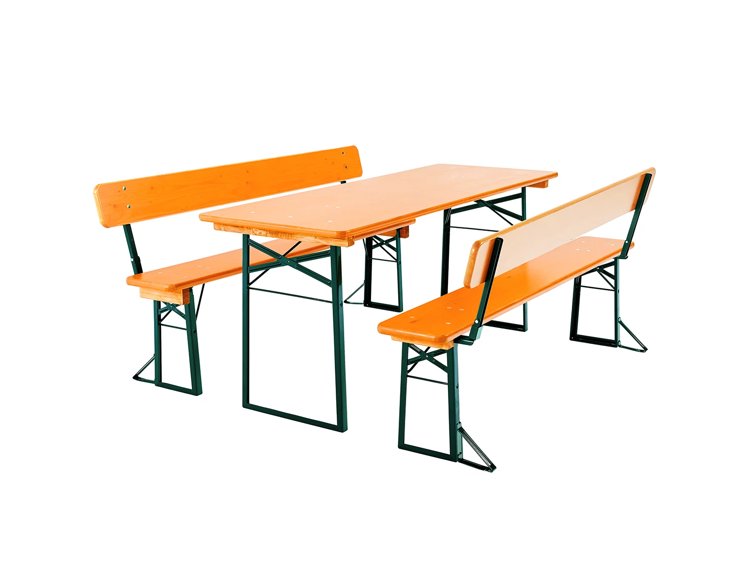 The Classic | Relaxed Benches | Ochre & Green
