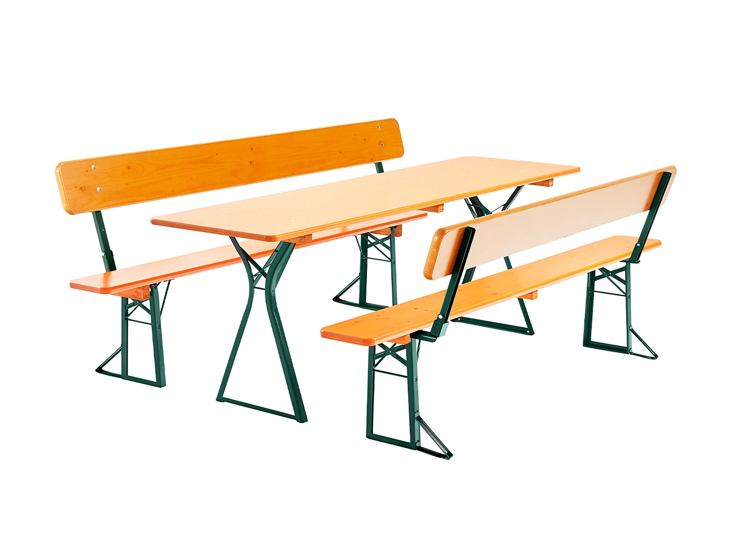 The Comfort | Narrow | Relaxed Benches | Ochre & Green